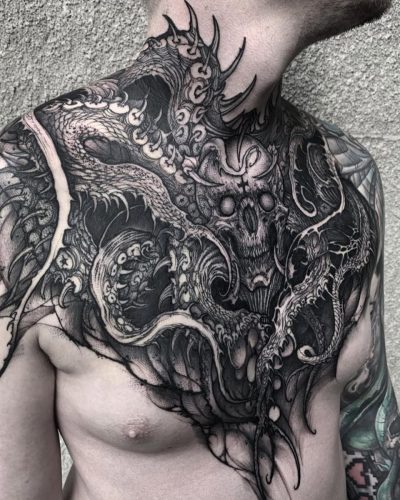 1 to 7 • Let me know below in a comments which Octopus do you prefer#darkart #darkartists (1)