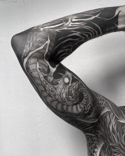 Freehand made at @der_grimm_tattoo #BERLIN@eclipse.tattooink booking Info.atftattoo@gmail.com